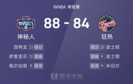 WNBA战报：西特龙21分，波士顿20分9板，神秘人88-84险胜狂热